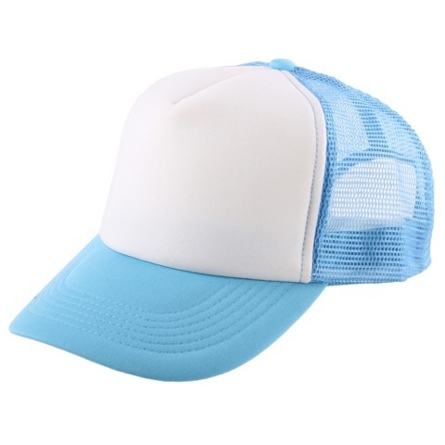 Kšiltová čepice Trucker HAT white/light blue