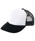 Kšiltová čepice Trucker HAT white/black