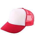Kšiltová čepice Trucker HAT white/red